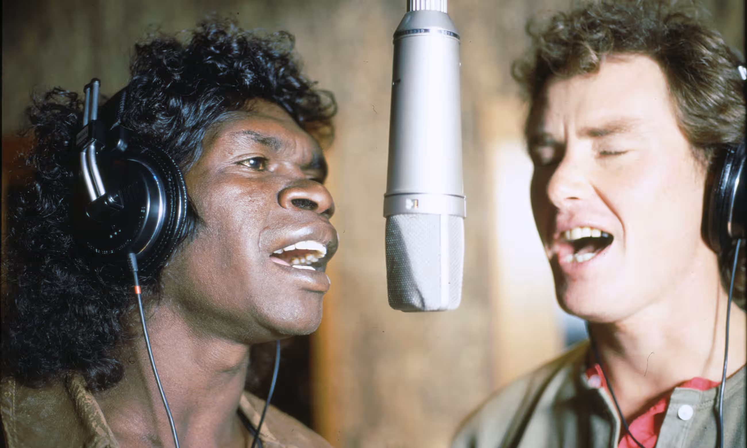 George and Neil recording 1982