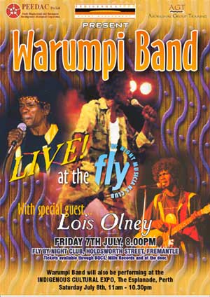 Warumpi Band tour poster